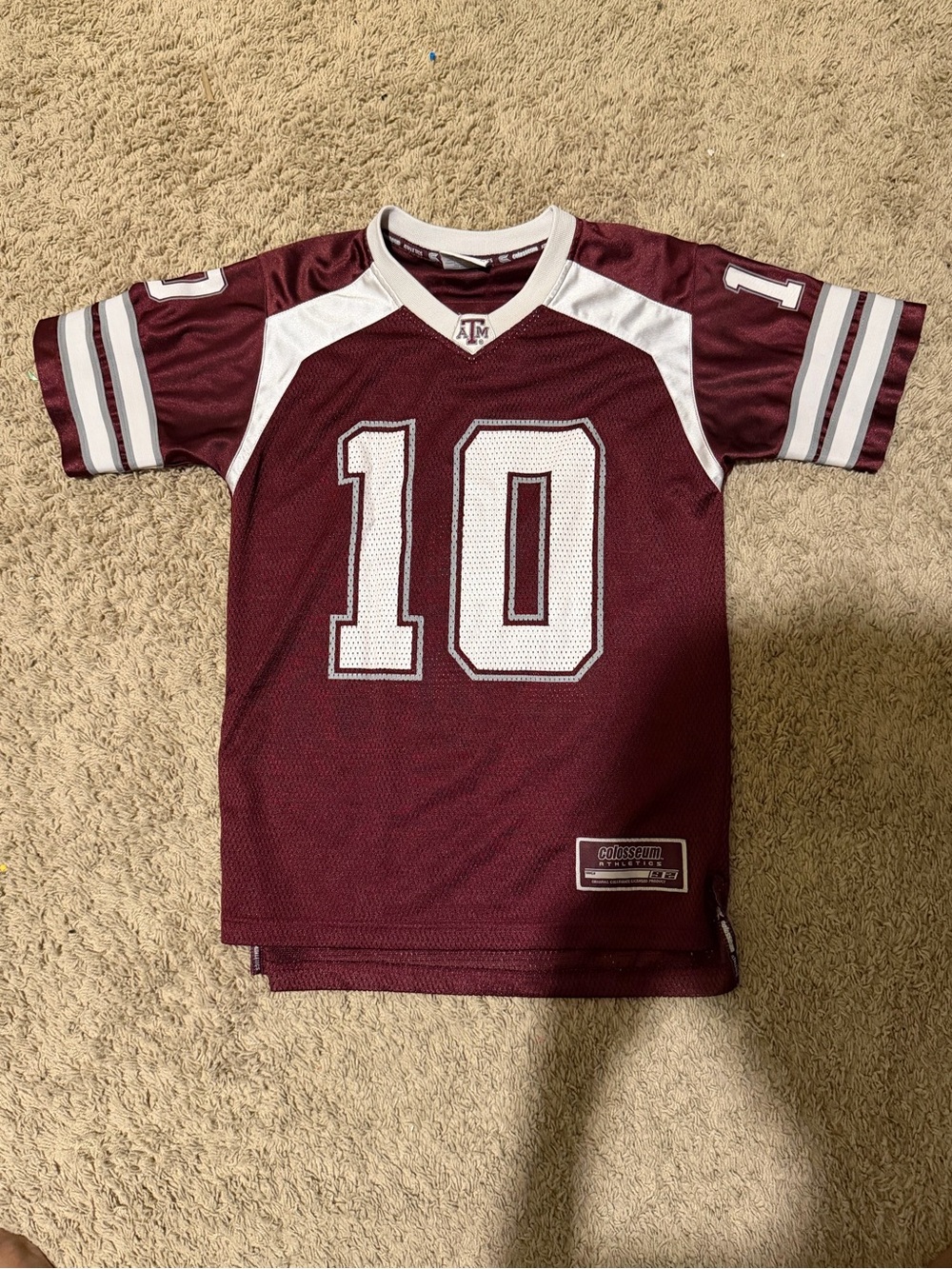 Texas A&M Maroon Football Jersey - #10